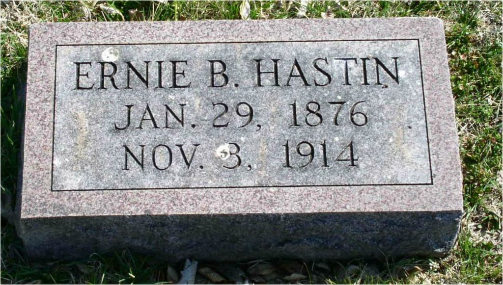 EB Hastin Tombstone